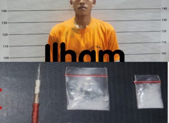 Polisi Ringkus Pengedar Sabu di Kelurahan Ladang Bambu Tuntungan