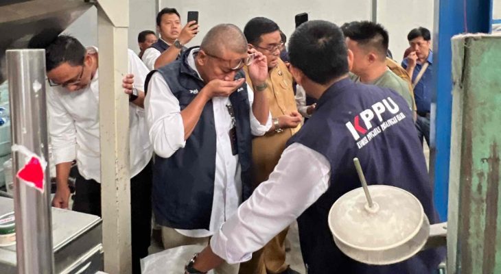 KPPU Tindak Lanjuti Temuan Satgas Pangan, Sidak Kilang Padi di Medan