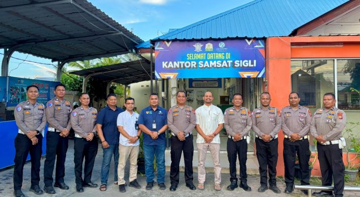 Ditlantas Polda Aceh Lakukan Supervisi Pelayanan Samsat Pidie
