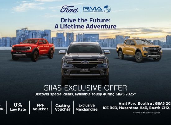 Ford RMA Indonesia Hadir di GIIAS 2025, Tawarkan Promo Eksklusif dan Pengalaman Interaktif