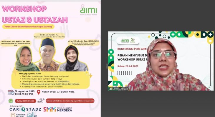 AIMI Siap Gelar Workshop Ustaz Ustazah Sambut Pekan Menyusui Dunia 2025