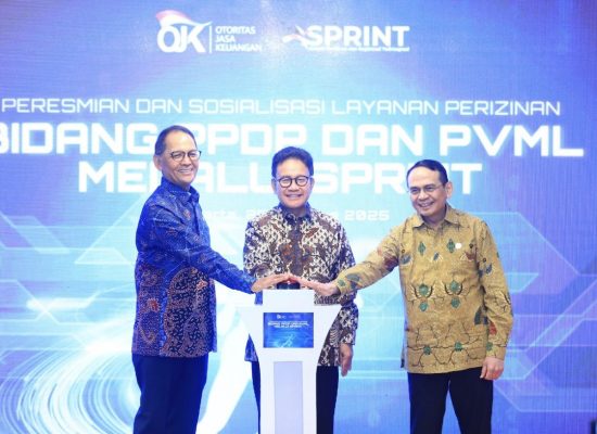 OJK Resmikan Peralihan Layanan Perizinan ke Sistem SPRINT Mulai 1 September 2025
