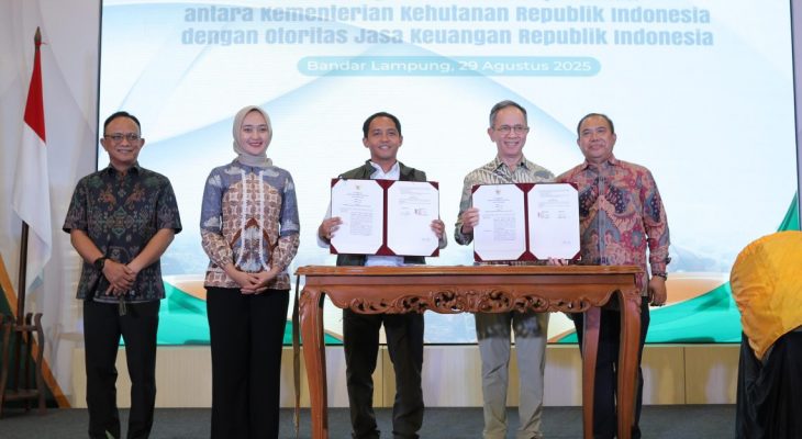 OJK dan Kemenhut Perkuat Sinergi Optimalkan Nilai Ekonomi Karbon di Perhutanan Sosial
