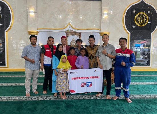 Pertamina Patra Niaga Salurkan Santunan untuk 207 Anak Yatim di Lima Wilayah Operasional