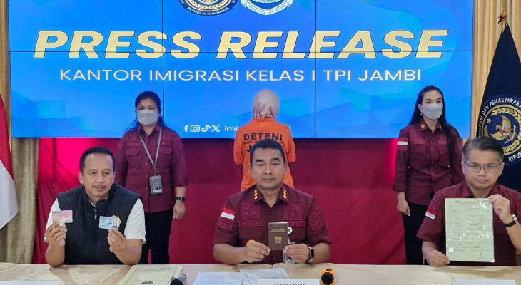 Imigrasi Jambi Deportasi Warga Negara Malaysia yang Tinggal Ilegal dan Jadi Korban KDRT