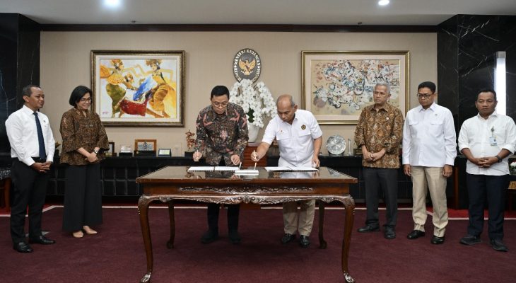 DJP, Ditjen Minerba, dan SKK Migas Teken PKS Perkuat Penerimaan Negara dari Sektor Strategis