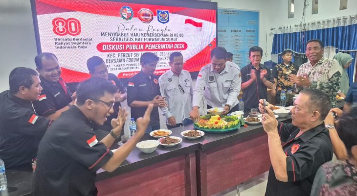 APDESI Percut Sei Tuan Beri Kejutan Ulang Tahun ke-4 Forwakum Sumut