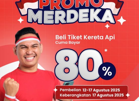 Promo Merdeka KAI Divre I Sumut: Diskon 80% Tiket KA Sribilah Utama di Hari Kemerdekaan