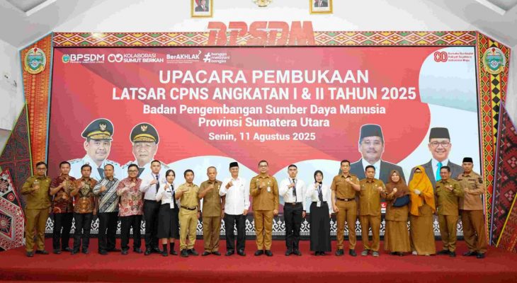 BPSDM Sumut Buka Latsar CPNS 2025: Bekal Integritas dan Profesionalisme ASN