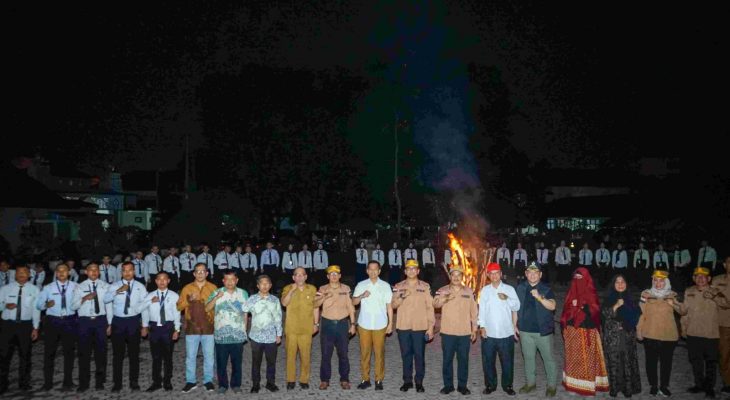 78 ASN Muda Sumut Nyatakan Tekad Mengabdi dalam Malam Api Semangat Bela Negara