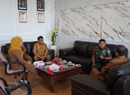 Wali Kota Tanjungbalai Terima Kunjungan Kerja Dandim 0208/Asahan, Perkuat Sinergi Forkopimda