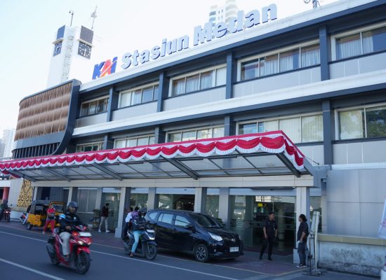 KAI Tutup JPO Penumpang Stasiun Medan Mulai 3 September, Akses Masuk Dialihkan