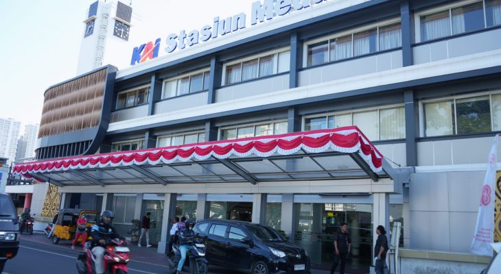 KAI Tutup JPO Penumpang Stasiun Medan Mulai 3 September, Akses Masuk Dialihkan