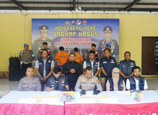 Narkoba Jaringan Lapas Sidoarjo Terbongkar, Dua Tersangka Dibekuk