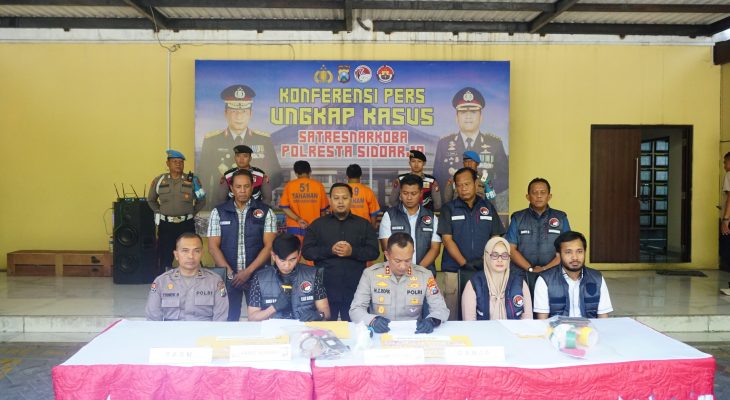 Narkoba Jaringan Lapas Sidoarjo Terbongkar, Dua Tersangka Dibekuk