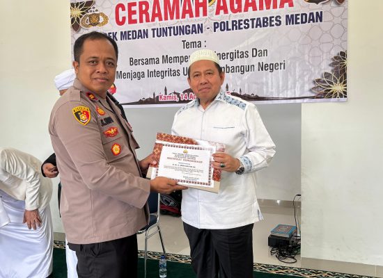 Polsek Medan Tuntungan Gelar Ceramah Lintas Agama, Perkuat Sinergitas dan Integritas Masyarakat