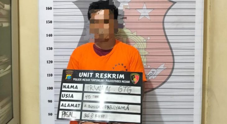 Tak Berkutik! Polisi Ringkus Pencuri Motor di Loket Angkot Medan Tuntungan