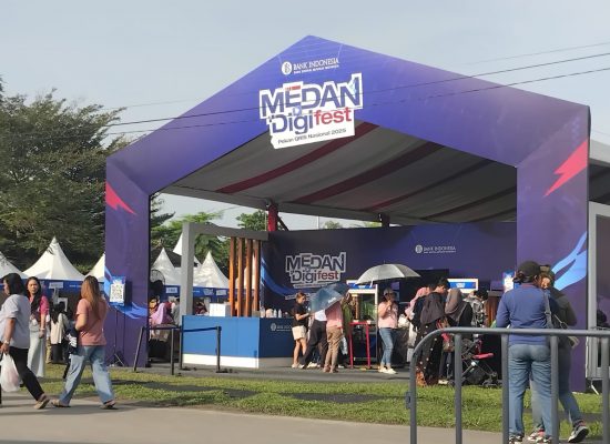 Ratusan Juta Transaksi Hanya Pakai QRIS di Medan Digifest 2025, Tiket Masuk Cuma Rp80!