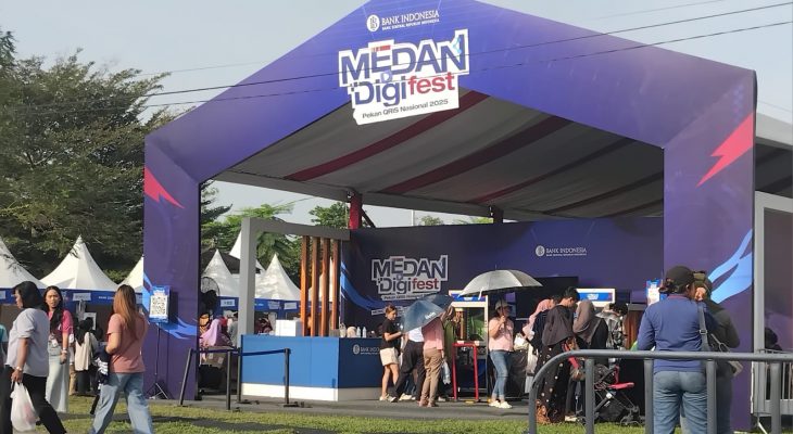 Ratusan Juta Transaksi Hanya Pakai QRIS di Medan Digifest 2025, Tiket Masuk Cuma Rp80!