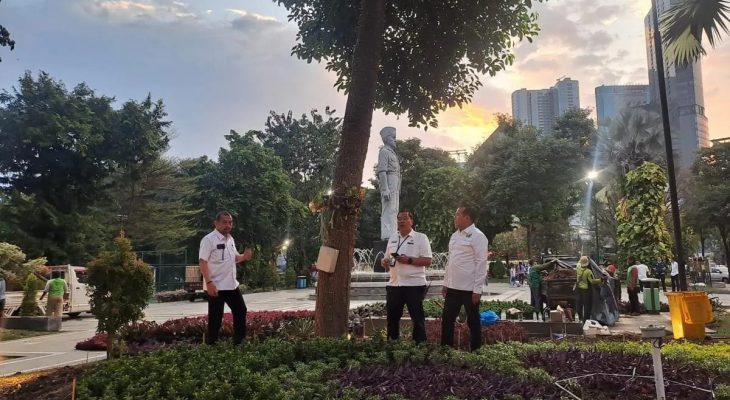 Pemprov Jatim Pastikan Pembersihan Usai Pesta Rakyat HUT ke-80 RI di Grahadi Rampung Tepat Waktu