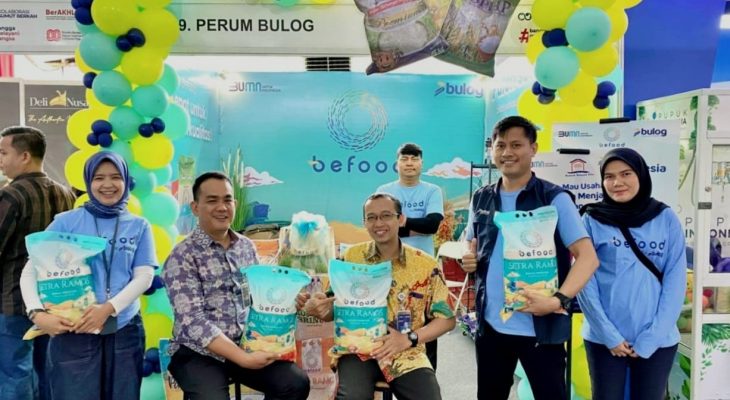 BULOG Perkenalkan Beras Premium Befood di Pekan Inovasi dan Investasi Sumut 2025