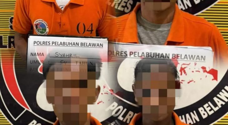 Polres Pelabuhan Belawan Ringkus Pengedar dan Tiga Pengguna Narkoba di Kampung Bahari