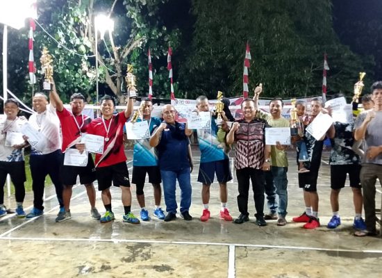 Turnamen Badminton Desa Percut Men’s Doubles Open 2025 Sukses Digelar, Zulkifli/Yahya Raih Juara