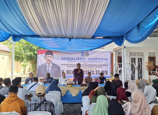Kades Tanjung Rejo Apresiasi Sosialisasi Ranperda Bersama Anggota DPRD Sumut Hendra Cipta