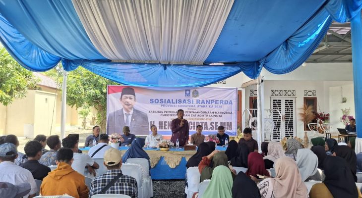 Kades Tanjung Rejo Apresiasi Sosialisasi Ranperda Bersama Anggota DPRD Sumut Hendra Cipta