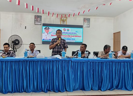 Pemdes Tembung Gelar Musyawarah RKP 2026, Fokus pada Keberlanjutan dan Sinkronisasi Program