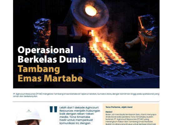 Edisi Perdana Buletin Tona Smartabe Resmi Terbit, Sajikan Informasi Tambang dan Kisah Inspiratif