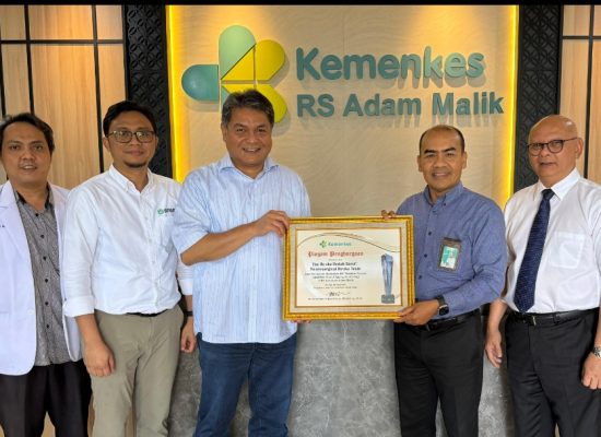 RS Adam Malik Perkuat Komitmen Layanan Stroke, Raih Penghargaan Internasional