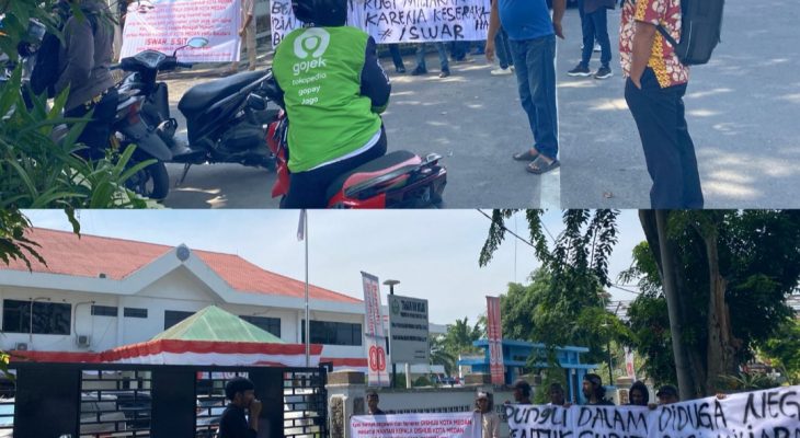 FORMASI Medan Demo di Kantor Dishub Sumut, Soroti Dugaan Penyalahgunaan Jabatan Mantan Kadishub Medan