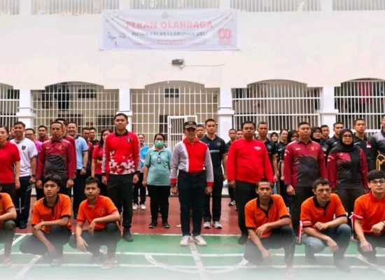Rutan Labuhan Deli Gelar Pekan Olahraga Warga Binaan, Tingkatkan Sportivitas dan Kebersamaan
