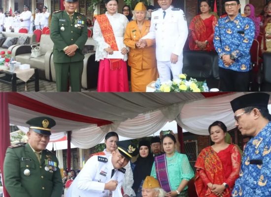 Veteran Diberi Penghargaan dalam Upacara HUT ke-80 RI di Kecamatan Medan Tuntungan