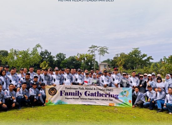 Rutan Labuhan Deli Gelar Pembinaan FMD dan Family Gathering di Momen HUT ke-80 RI
