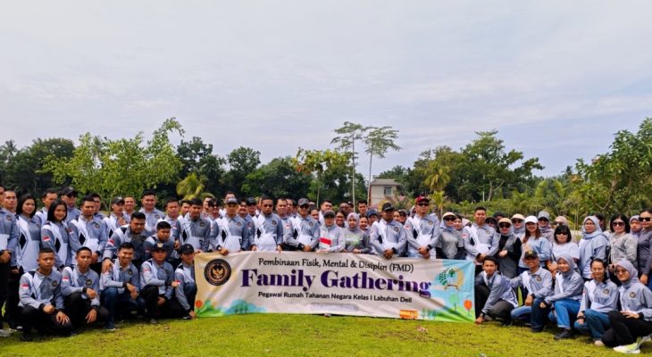 Rutan Labuhan Deli Gelar Pembinaan FMD dan Family Gathering di Momen HUT ke-80 RI