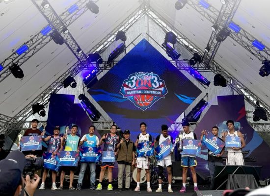 Tim Basket Bank Sumut Sabet Juara 1 Turnamen Basket BMPD Medan di Ajang Medan Digifest Pekan QRIS Nasional 2025