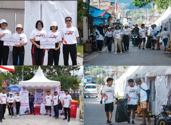 ITDC Gelar Parade Clean Up di Ajang The Lake Toba GP 2025, Jaga Kelestarian Danau Toba