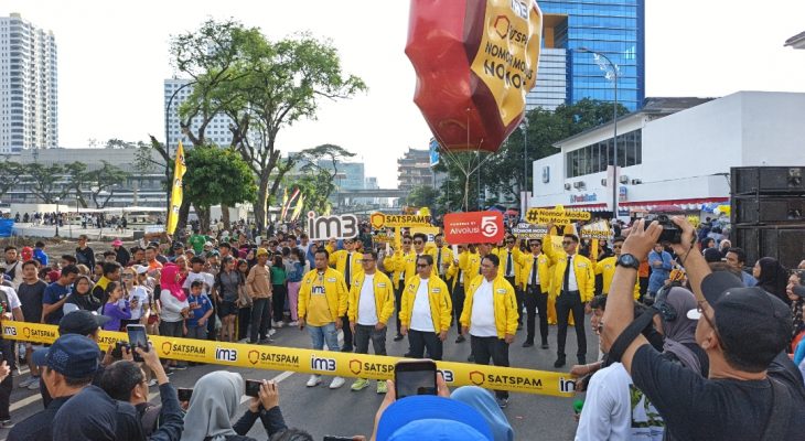 Lewat Parade CFD Medan, IM3 Gaungkan Gerakan #NomorModusNoMore
