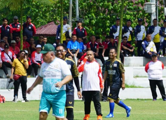 Meriah! Kejati Sumut Taklukkan Wartawan 2-1 di Laga Persahabatan