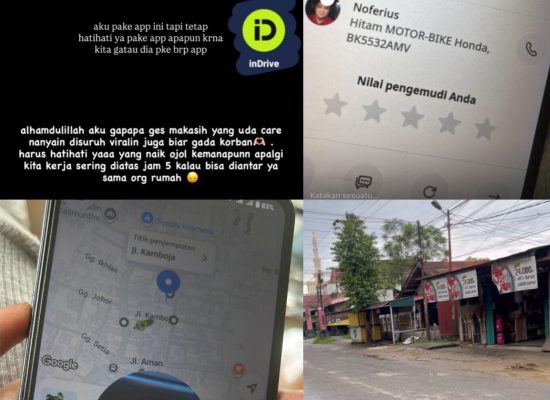 Ngeri! Penumpang Wanita Alami Pelecehan, Ojol InDrive Tunjukkan Foto Tak Senonoh di Tengah Jalan