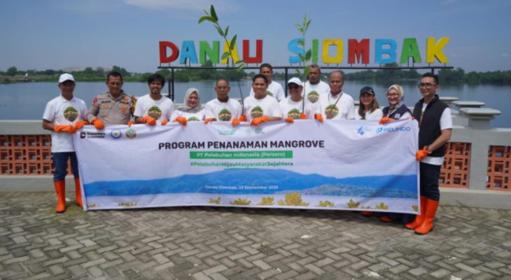 Pelindo Multi Terminal Tanam 11.000 Bibit Mangrove di Danau Siombak, Dukung Keberlanjutan Lingkungan