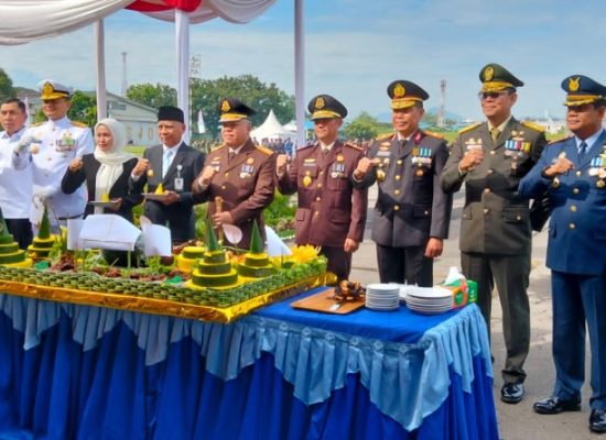 Kajati Sumut Pimpin Upacara HARLAH ke-80 Kejaksaan RI di Lanud Soewondo Medan