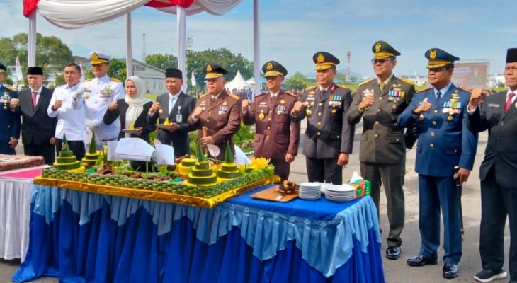Kajati Sumut Pimpin Upacara HARLAH ke-80 Kejaksaan RI di Lanud Soewondo Medan