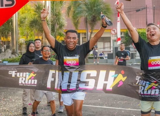 Inspire Indosat 5K Fun Run 2025 Sukses Digelar di Medan, Hadirkan Ruang Kreativitas bagi Generasi Muda