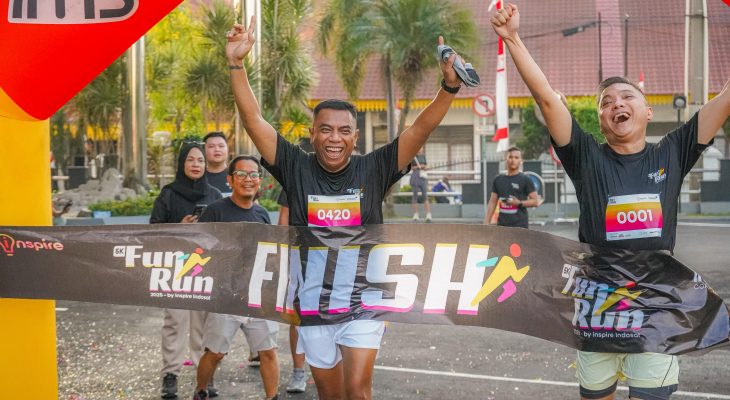 Inspire Indosat 5K Fun Run 2025 Sukses Digelar di Medan, Hadirkan Ruang Kreativitas bagi Generasi Muda