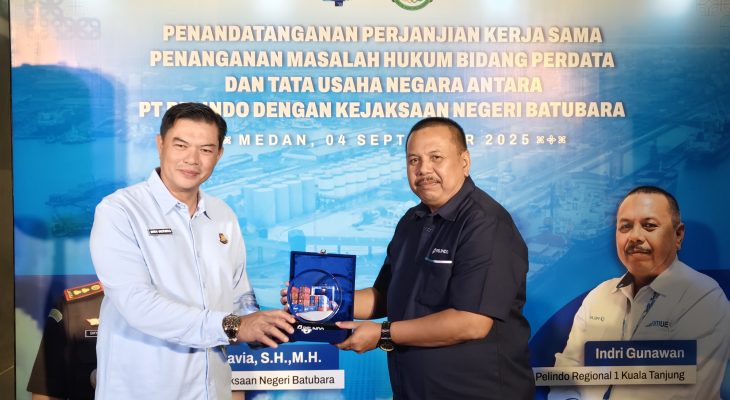 Pelindo Regional 1 Kuala Tanjung Jalin Kerja Sama dengan Kejari Batubara dalam Penanganan Masalah Hukum