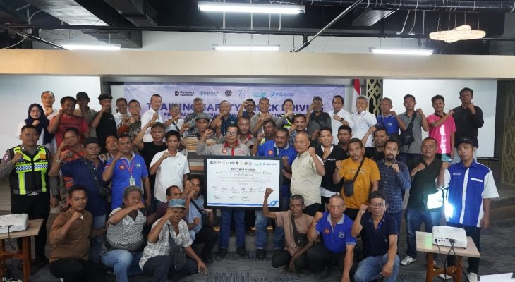 Pelindo Gelar Training Safety Truck Driving untuk 300 Sopir di Belawan