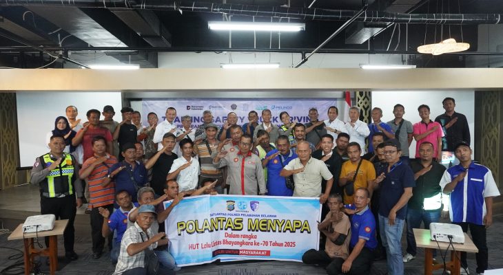 Pelindo Regional 1 Gandeng Polisi Gelar Pelatihan Safety Driving